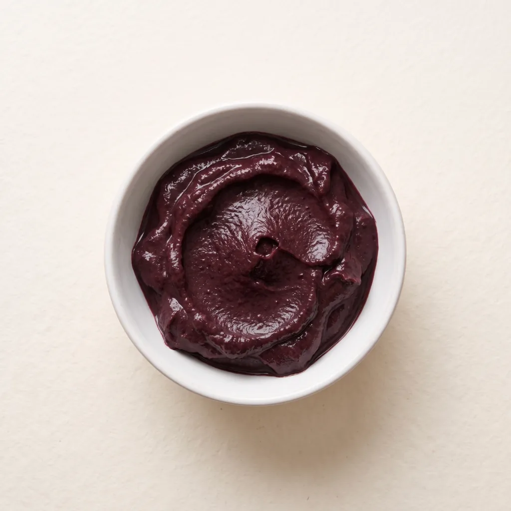 Açaí, 6 ay için sunum